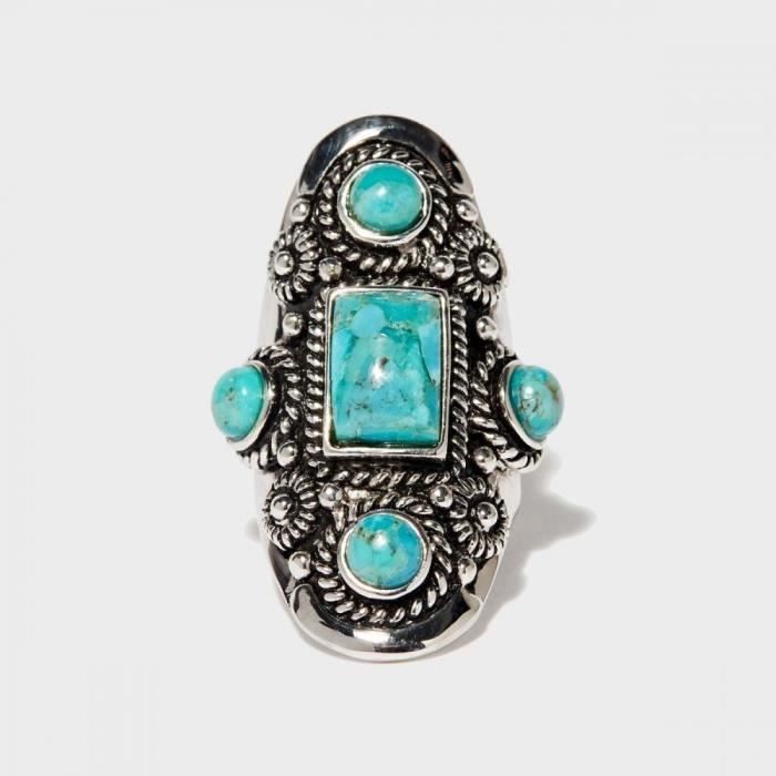 Belle bague Argent massif et pierre définir taille 58/59