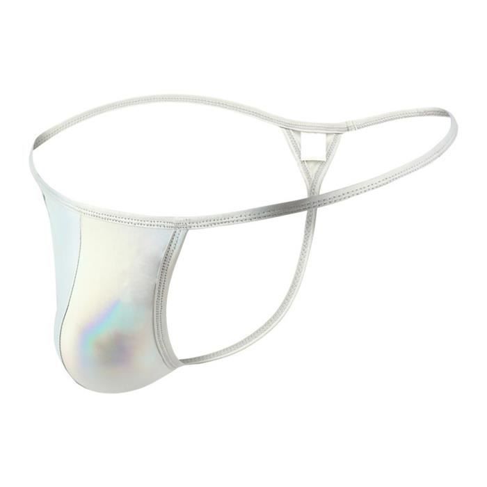 Acheter Hommes Doux Respirant Entièrement Transparent Sans Couture Slips Maille Sous-vêtements Glace Soie Taille Basse