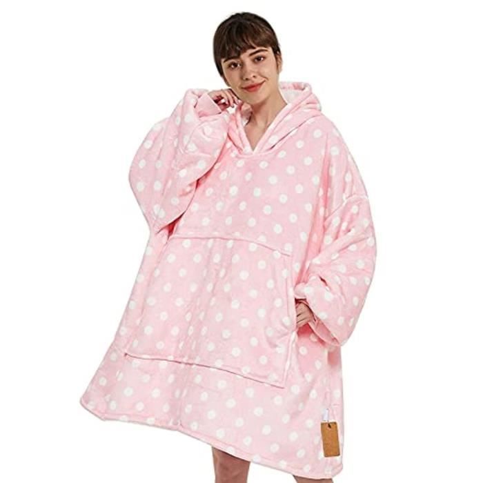 Deserthome Couverture à Capuche Surdimensionnée Pour Femme Adulte