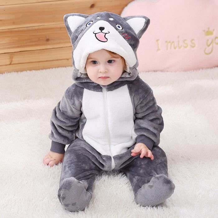 Unisexe Bébé Grenouillères Combinaison Mignon Costume De Enfants Stitch  Pyjama Forme Animal Gris - Cdiscount Prêt-à-Porter