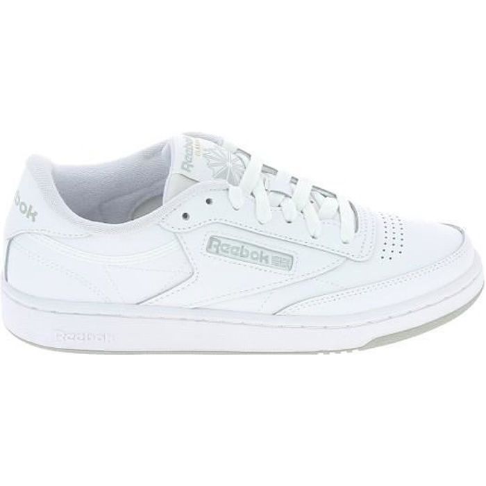 Baskets Mode Sneakers Femmes REEBOK Club C 85 Blanc Dessus