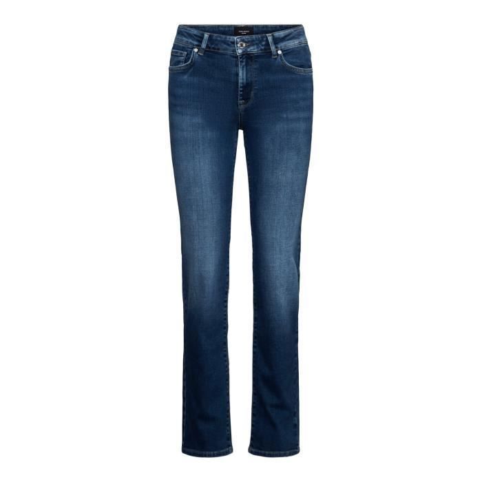 Jeans femme Vero Moda Daf MR Straight DO317 medium blue denim