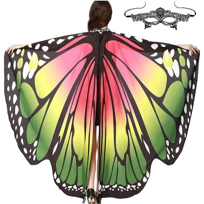 Aomig Ailes Papillon Deguisement Enfants, 6/9Pcs Kit De