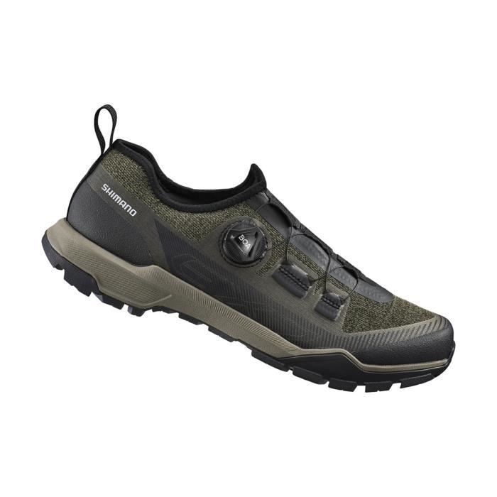 Chaussures de cyclotourisme/randonnée Shimano SH-EX700 pour femme - vert olive - taille 41