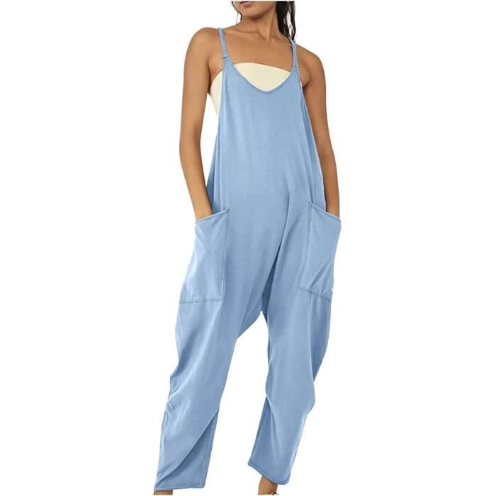 Combinaison Sans Manches Pour Fille - Bretelles Spaghetti, Ample Et Confortable (Lilas, 4-5 Ans)