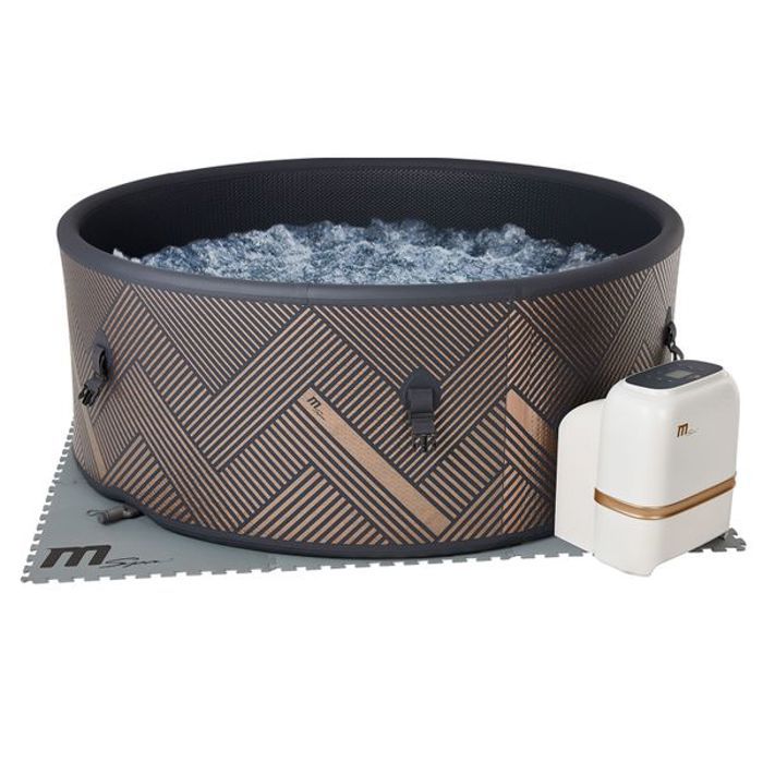 MSPA - Spa gonflable rond Ø 192cm MONO - 8 places Gris