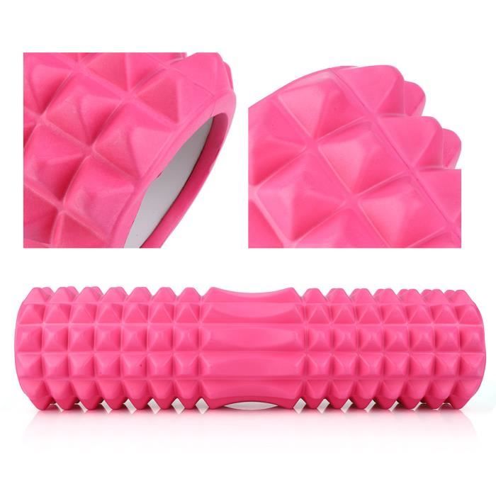 Rouleau De Massage En Mousse Hellery – Cylindre Fitness 33x14cm Pour Stretching, Pilates, équilibre – Sport Et Maison