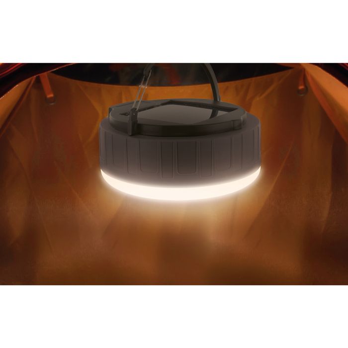 Lampe Solaire - JE CHERCHE UNE IDEE - Nomade - Pratique - Gris Lampe Solaire - JE CHERCHE UNE IDEE - Nomade - Pratique - Gris