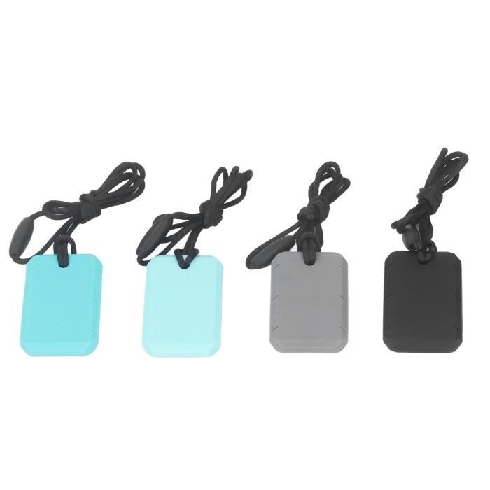 Collier à Mâcher Sensoriel Silicone – Jouet Anti-Stress Pour Enfants TDAH/Autisme/SPD/Anxiété, Qualité Alimentaire, Durable
