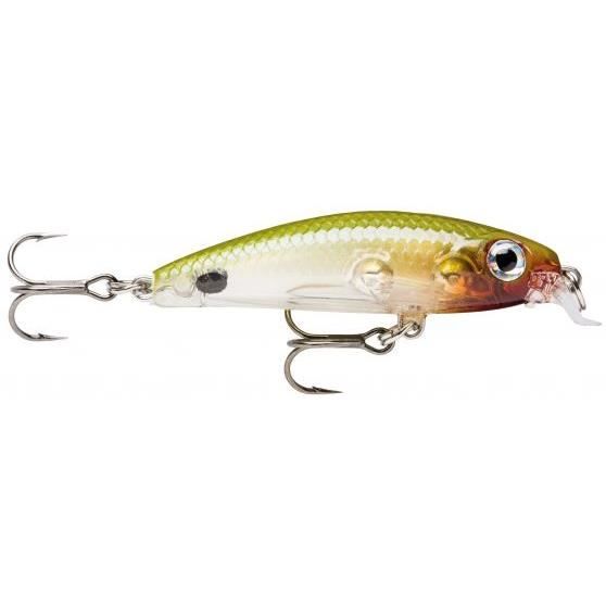 Rapala, Leurre de Pêche X-Light Crank Mid Runner, Taille : 3,5 cm/4 g, Leurre Eau Douce Flottant, Profondeur de Nage : 1,8-2,1 m, Matériel avec Construction Plastique, Ghost Shinner gHSH