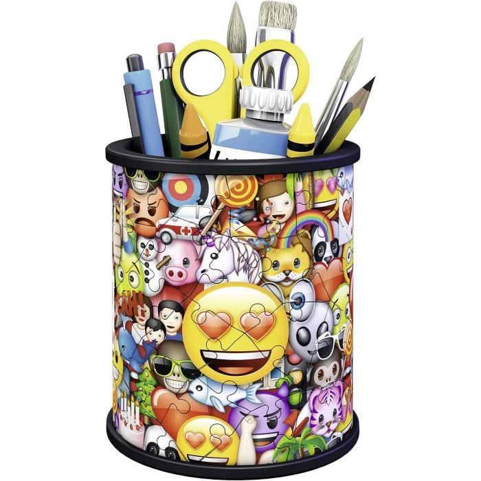 Ravensburger – Puzzle 3D Pot à Crayons Barbie – 54 Pièces Numérotées – Dès 6 Ans – 9,5 Cm – Sans Colle