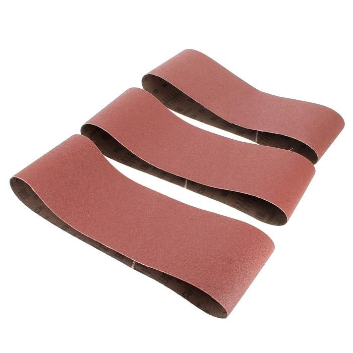 Bandes abrasives 100x610 80gr par 3 dt3322 qz ponceuse