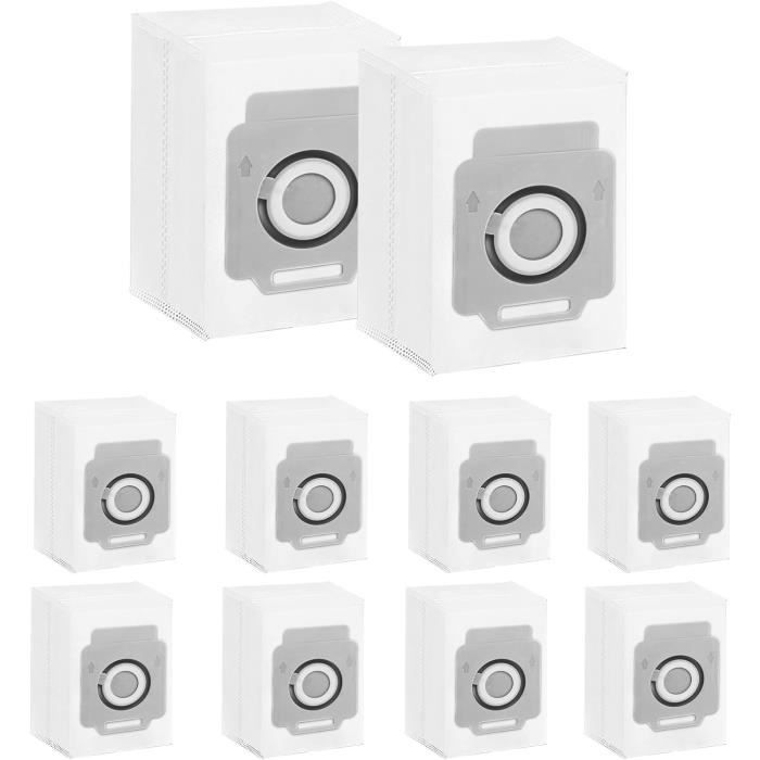 Lot De 10 Sacs à Poussière De Rechange Pour Aspirateur Lubluelu SL60 Plus – Filtration 5 Couches – Grande Capacité – Tissu Non Tissé