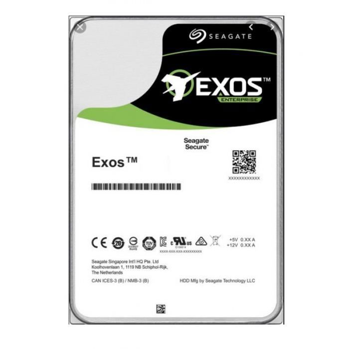 seagate exos x16 noir noir Noir