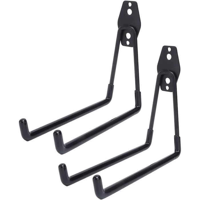 2 Supports Muraux Pour Coupe-herbe/débroussailleuse - En Fer - Orange - Pour Garage, Atelier