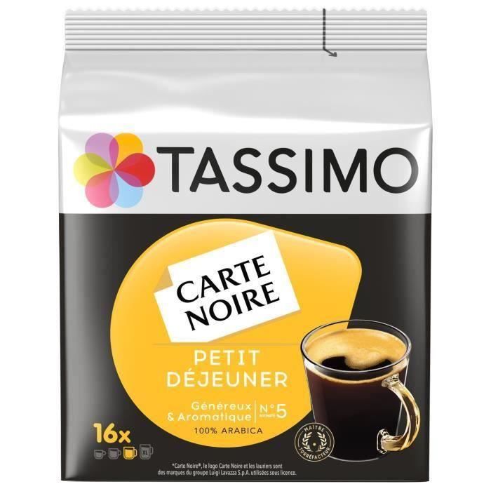 LOT DE 4 - TASSIMO - Carte Noire Petit déjeuner