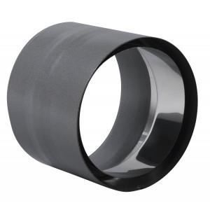 Raccord anti-bistre émail noir mat Diamètre 125mm - TEN -