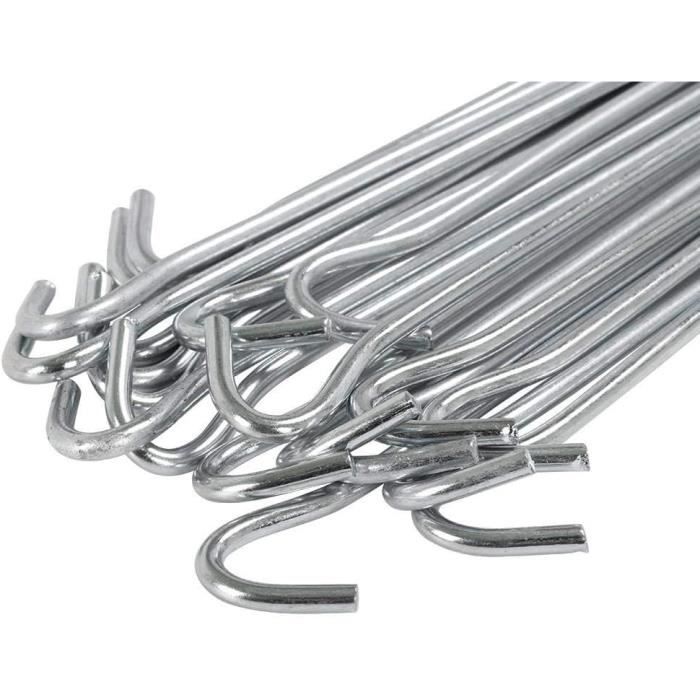 Lot De 12 Piquets De Tente En Titane – 18 Cm – Légers Et Résistants – Neufs