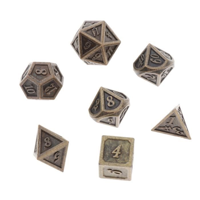 Rpanle Dés de polyèdres Set, 7 Pièces Dés du Jeu de dés pour Jeux de Rpanle Dés de polyèdres Set, 7 Pièces Dés du Jeu de dés pour Jeux de