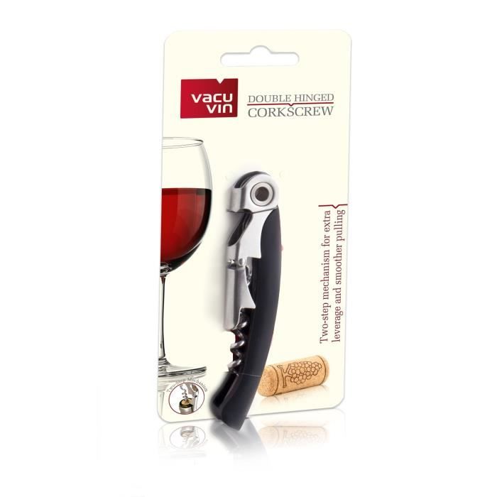 tire bouchon waiter corkscrew vacu vin