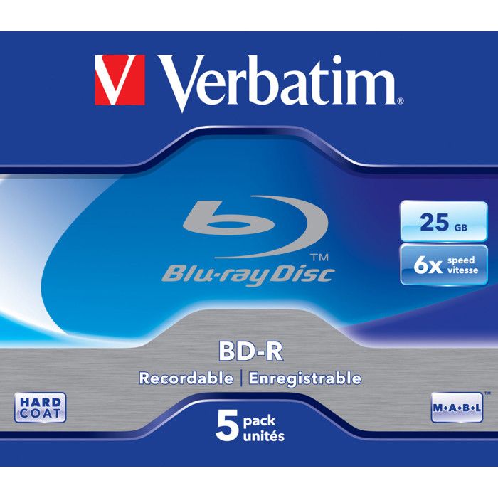 Verbatim BD R 25 Go 6x boîtier CD - vue 2