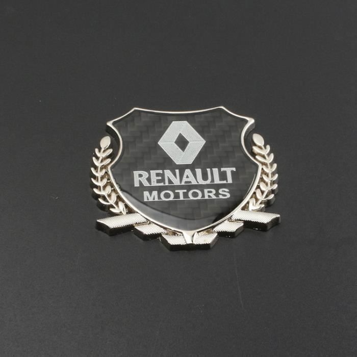 Autocollants Logo Renault Pour Clio 5 (2019-2024) - Lot De 2 - Pour Coffre Ou Portière - Décoration Et Protection