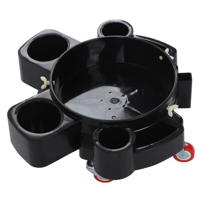 Chariot Seau Lavage 5 Gallons - Roues Robustes, Plastique Durable, Pour Nettoyage Auto Ou Sol