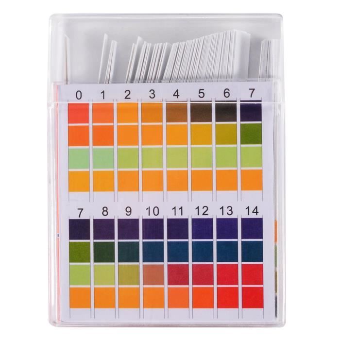 JEULIN 723848 Papier PH 0-14 Boite de 200 Bandelettes 