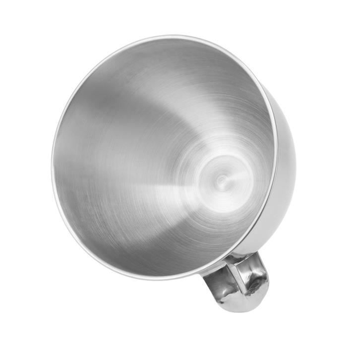 Pyhodi Ciotola Per Mixer In Acciaio Inox 304 Da 5QT - Compatibile Con KitchenAid Classic 4.5QT E Artisan 5QT - Con Manico, Adatta A K45SS, KSM75, KSM90, KSM150 - 3