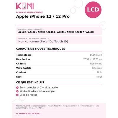 Écran Complet Tactile + LCD Retina Pour IPhone 6S Noir - Qualité Top Avec Outils - Neuf