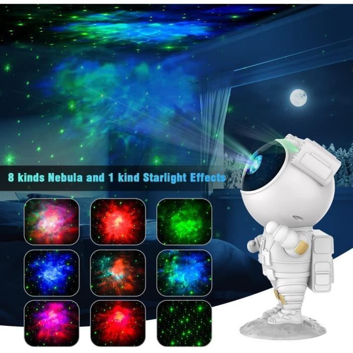 ROOKAIR Astronaute Galaxie Veilleuse Projecteur Lampe Projecteur