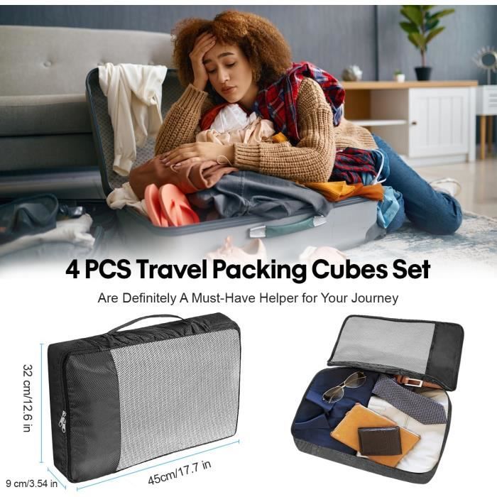 rangement vetement voyage organisateur de sac de voyage