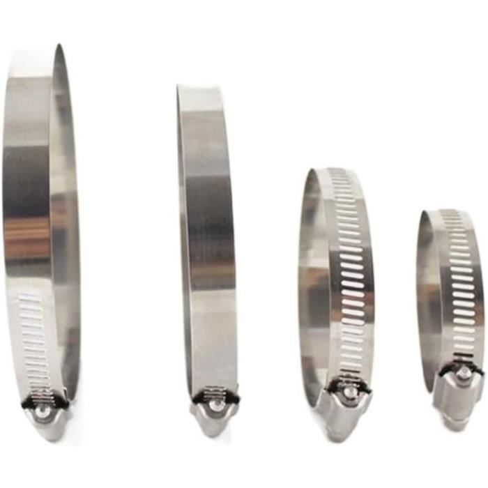 8 Colliers De Serrage à Vis Sans Fin Your Day Mate – Ø 32-50 Mm – Acier Allié