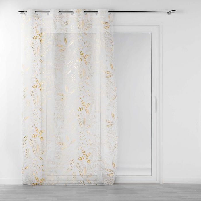 Voilages Passe-Tringle Douceur D'Intérieur - 2x70x200cm Blanc | Tissé Milza | Light Filtering