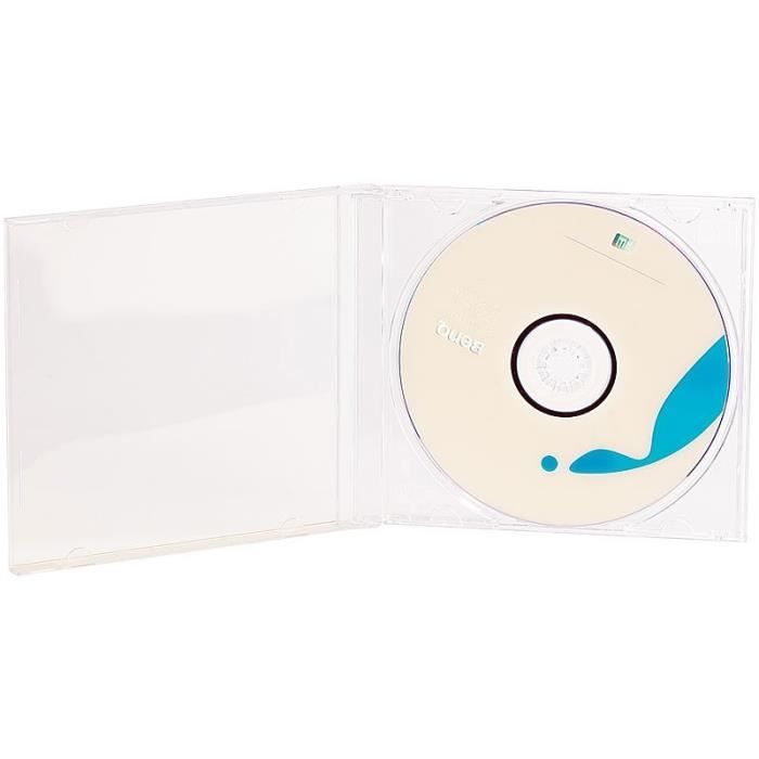 Range CD, Pochette CD en Plastique Dur DVD/VCD Range CD 40 PCS