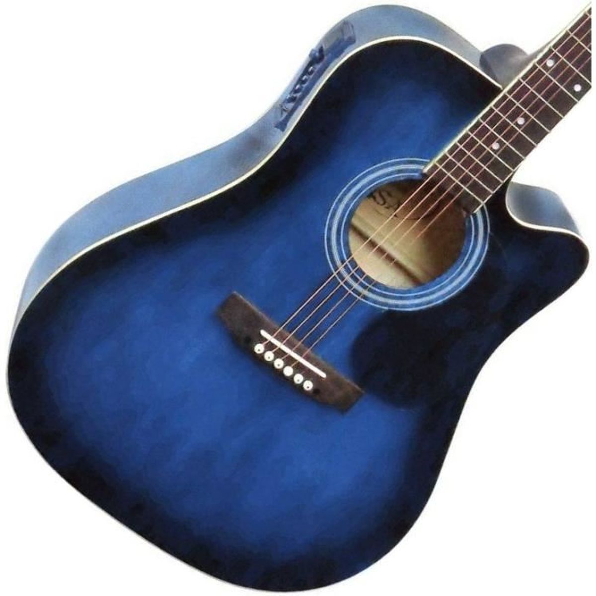3 x Câble guitare Jack à Jack mono 6,35mm Instrument/Câble patch 3 couleurs/Pack de 3 1m Noir