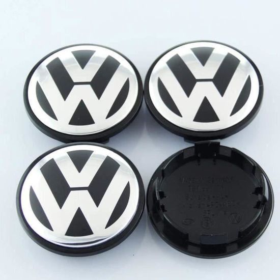 Generic 16 cache-boulons d'écrou de roue + 4 cache-boulons de type  verrouillable pour VW Volkswagen à prix pas cher