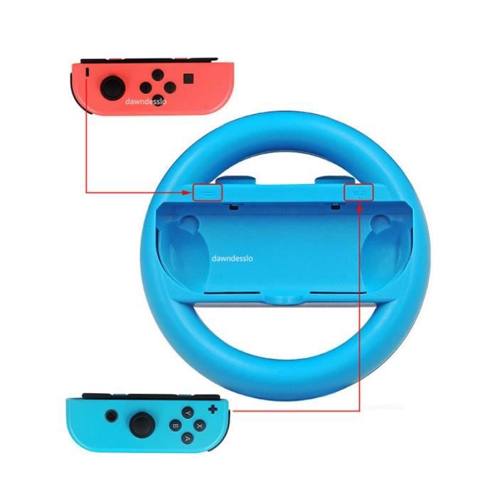 Rouge et bleu-Roue Joy Con pour Nintendo Switch, contrôleur de jeu de  course, poignée NS Joy Con, support de - Cdiscount Informatique