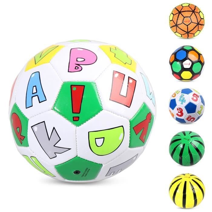 BESTonZON Lot De 6 Ballons De Football Gonflables Pour Enfants - PVC Souple Coloré