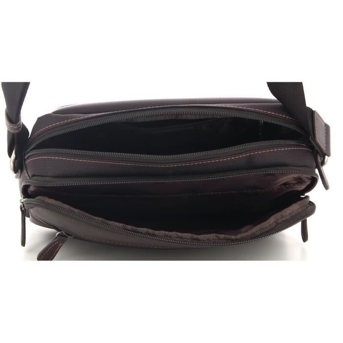 Sacoche homme francinel outlet cuir marron