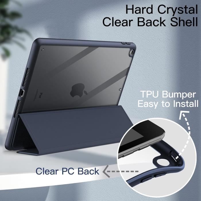 Coque iPad 10,2 2021-2020-2019, 9ème-8ème-7ème Génération motif floral