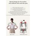 écharpe de portage facile à enfiler, réglable, unisex - Porte-bébé multifonctionnel pour les bébés jusqu’à 10 kg - Écharpe-3