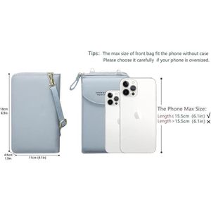 Zuroki Pochette Telephone Portable Femme Bandouliere Sac Téléphone