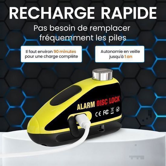 Bloc Disque Alarme Antivol Moto Bloque Disque Scooter Disc Lock Avec Alarme De 110db2cles15m Cable Antivol1 Sac De Bloc Disque Alarme Pour Motoveloscooter Jaune 77643090 Bloc Disque Alarme Antivol Moto Bloque Disque Scooter Disc Lock Avec Alarme De 110db2cles15m Cable Antivol1 Sac De Bloc Disque Alarme Pour Motoveloscooter Jaune 77643090