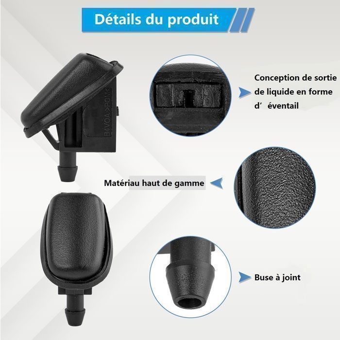 2 Buses Lave-glace Pour Ford Escape 2008-2012 - Neuf, Lot De 2 Pièces