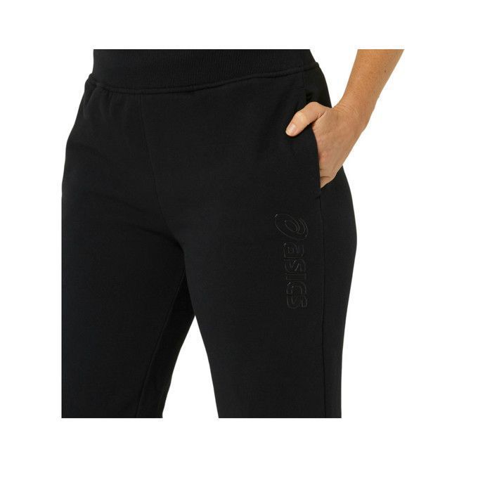 Point De Logos Pantalon de jogging ASICS Logo pour femme noir Noir - Cdiscount Prêt-à ...
