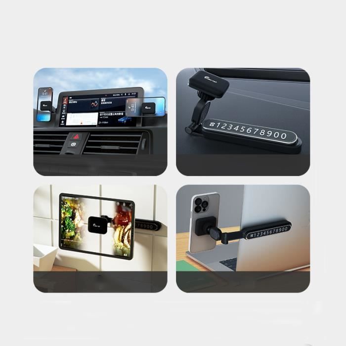 Accezz Support de téléphone pour voiture pour iPhone 14 Pro Max - Universel  - Pare-brise - Noir