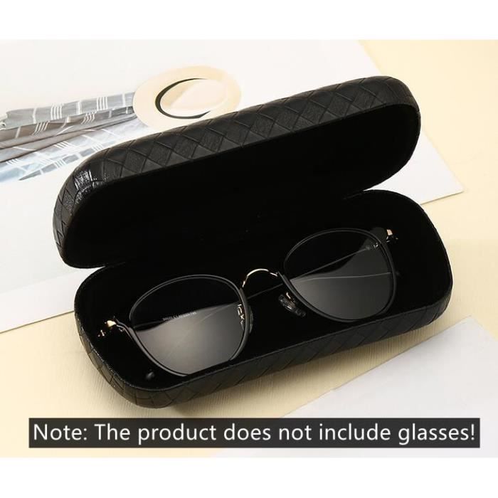 Étui à Lunettes,Portable Boitier Lunettes de Myopie,Cas Lunettes de Soleil  Rigide en Cuir,Boîte de Protection de Lunettes de Lecture - Cdiscount  Bijouterie