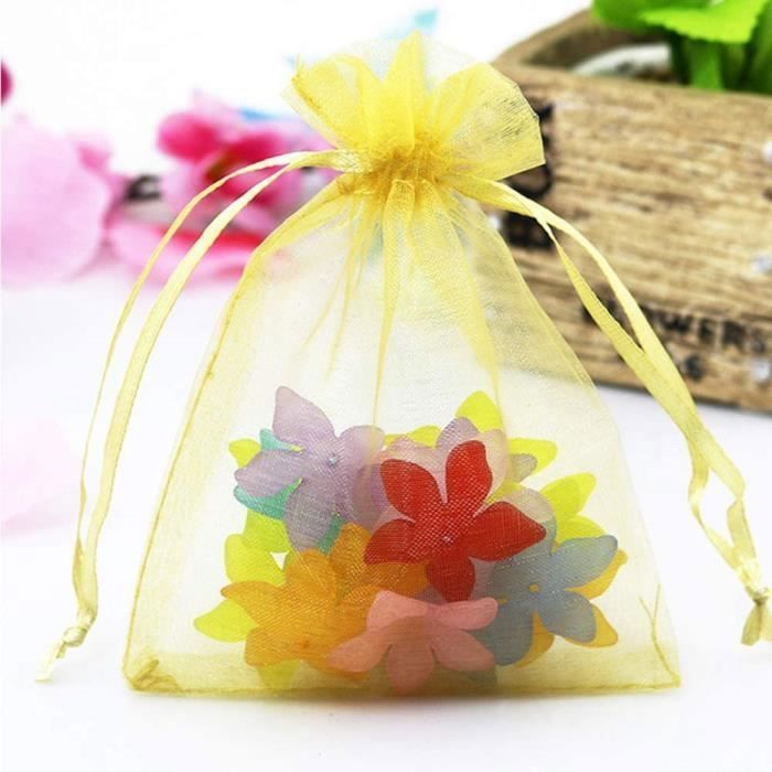 Sachets Cadeaux Mariage 100 Sachets Cadeaux Organza 10x15cm - Pour