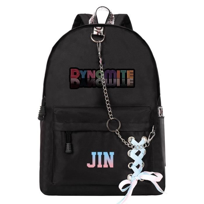 Rm KPOP Bangtan Boys Dynamite school bag backpack men and women student canvas bag for JK JIN JINMIN SUGA Cdiscount Bagagerie Maroquinerie